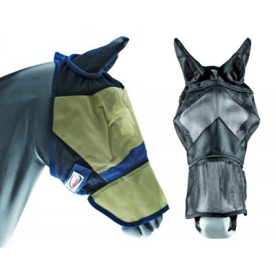 MASCHERA ANTIMOSCHE CON COPRIORECCHIE E CERNIERA