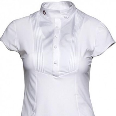 SHIRT WOMAN WITH BIB & SLEEVES CAVALLERIA TOSCANA