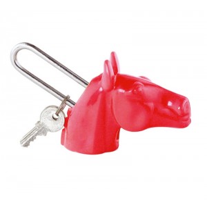 LUCCHETTO CON TESTA DI CAVALLO PER BAULETTO GROOMING SARTORE