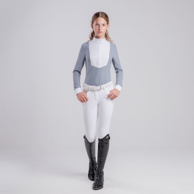 CAMICIA DA CONCORSO MANICHE LUNGHE BAMBINA CAVALLERIA TOSCANA